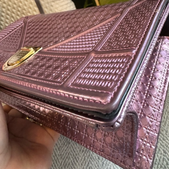 Small Dior Diorama in metallic pink *PRICE is FIRM - Picture 12 of 16